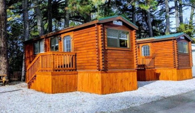 Log Cabin - Williamsburg Pet-Friendly Log Cabin – Heated Pool, Free Game Room