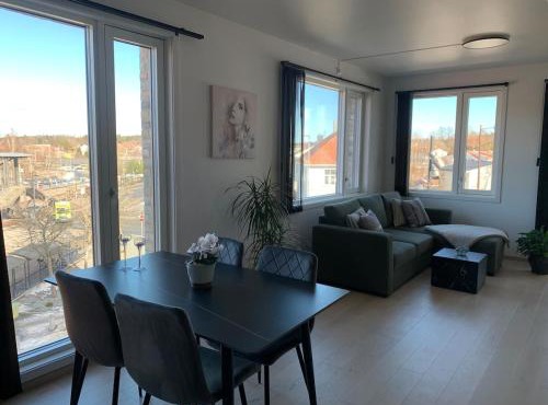 Modern apartment centrally located in Vestby