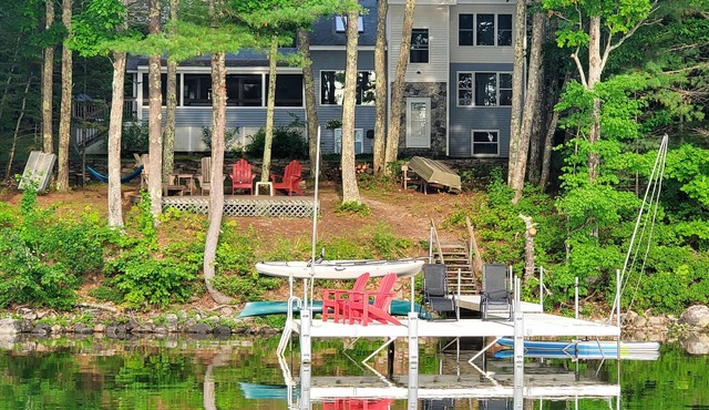 Newly Remodeled 5-BR Waterfront home on Sebago Lake – Spacious and Stunning!