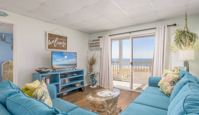 Oceanfront condos with 3 night minimum rentals and linens included!