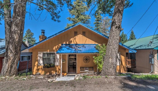 Rustic Cloudcroft Cabin with Hot Tub and Fireplace! in Cloudcroft