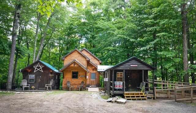 Three lovely Cabins nestled in the woods one minute from Sugarbush Resort